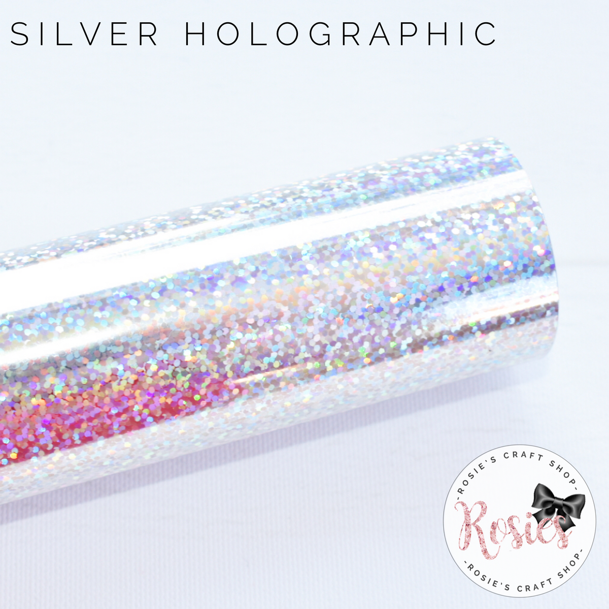 Silver Holographic Sparkle Iron On Vinyl HTV – Rosie's Craft Shop Ltd