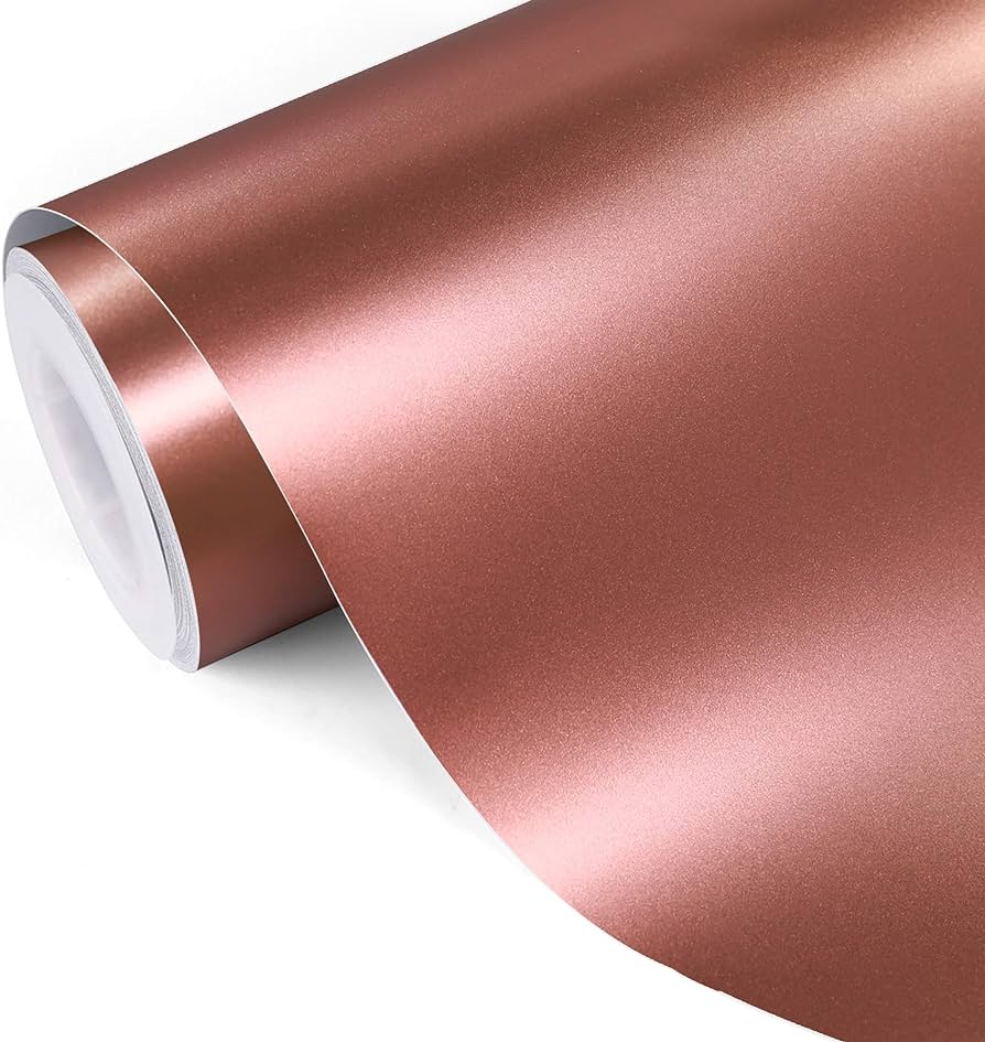 Rose Gold Metallic Satin Chrome Teckwrap Self Adhesive Vinyl ✂️ *SALE*