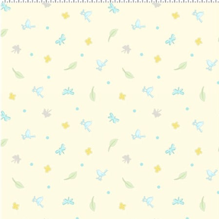 Lemon Leaves and Butterflies - Guess How Much I Love You - Clothworks Licensed Cotton Fabric ✂️ £9 pm *SALE*