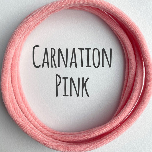 Carnation Pink - Dainties by Nylon Headbands *SALE*