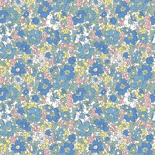 Cosmos Bloom - Liberty Flower Show Spring Collection - 100% Cotton Fabric