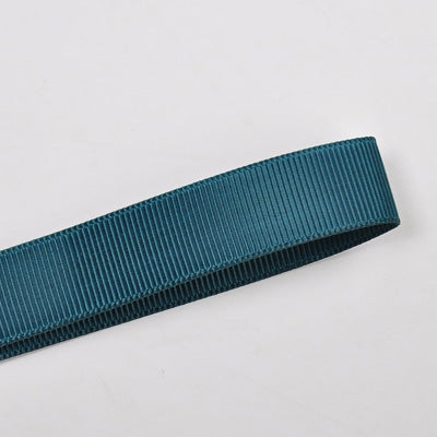 347 - Teal Solid Plain Grosgrain Ribbon