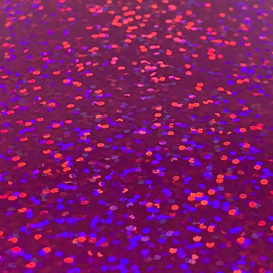 Fuchsia Holographic Sparkle Iron On Vinyl HTV