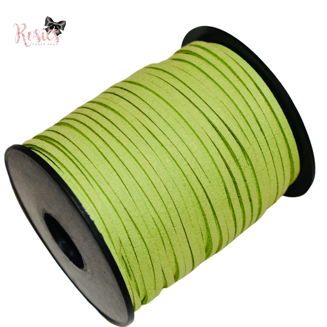 3mm Lime Green Suede Style Cord ✂️ *SALE*