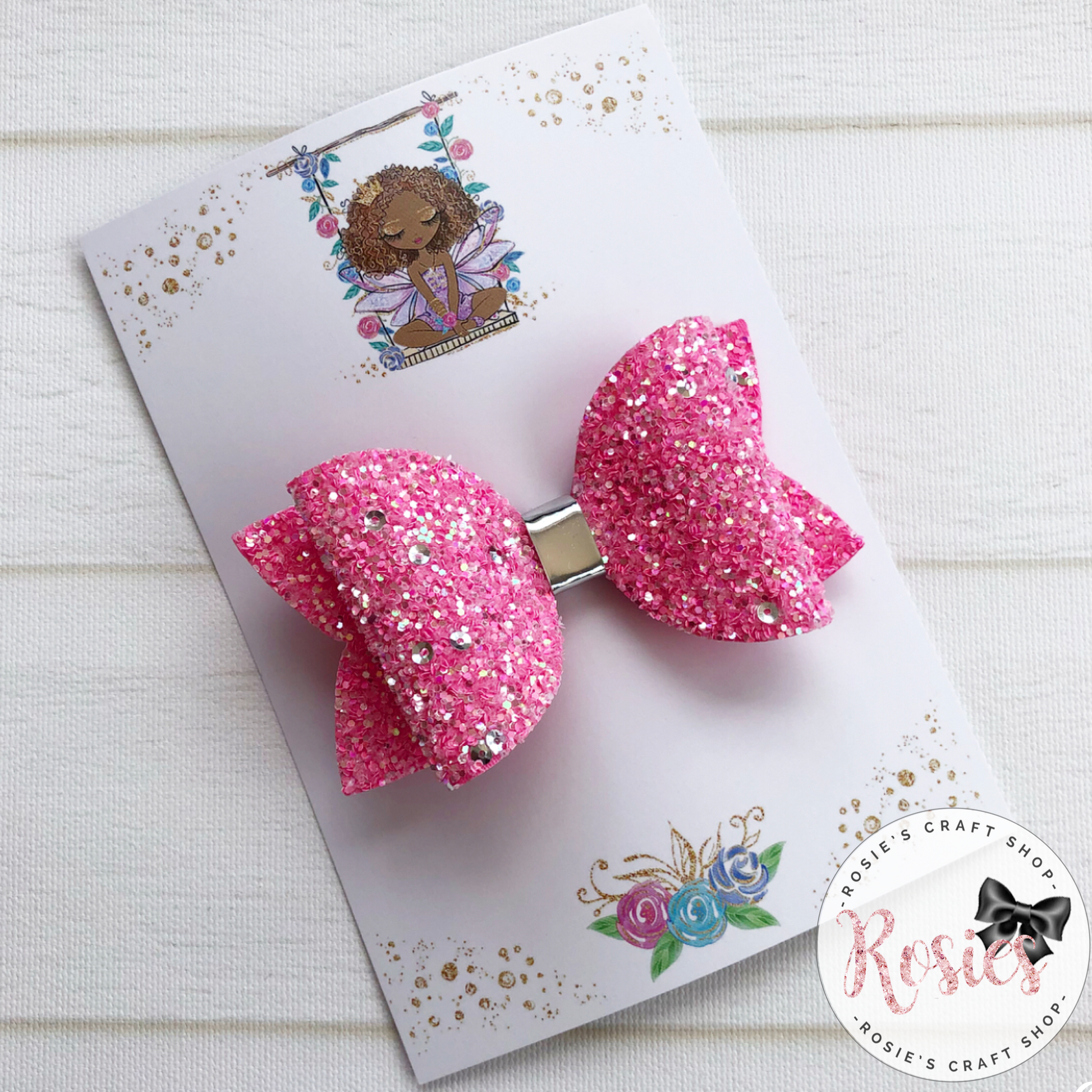 A6 Fairy on a Swing Printed Display Cards - Rosie's Craft Shop Ltd