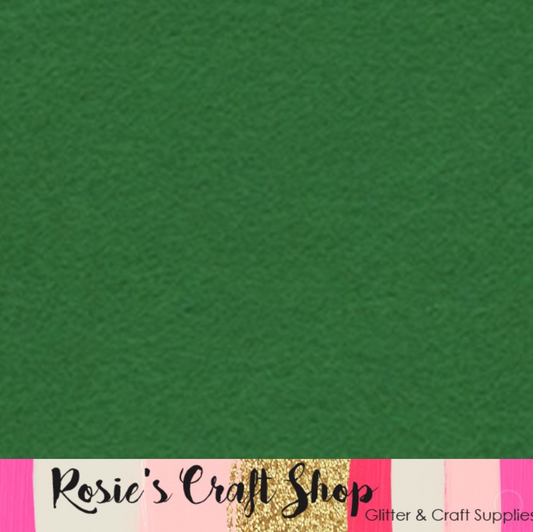 Kelly Green Wool Blend Felt - Rosie's Craft Shop Ltd