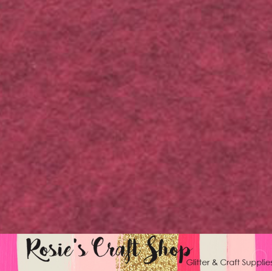 Ruby Red Slippers Wool Blend Felt - Rosie's Craft Shop Ltd