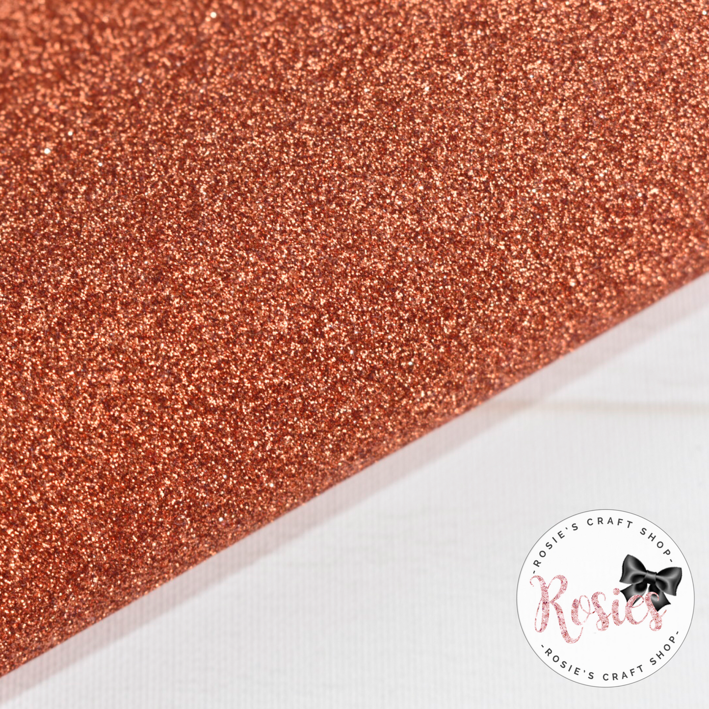 Copper Glitter Iron On Vinyl HTV - Rosie's Craft Shop Ltd