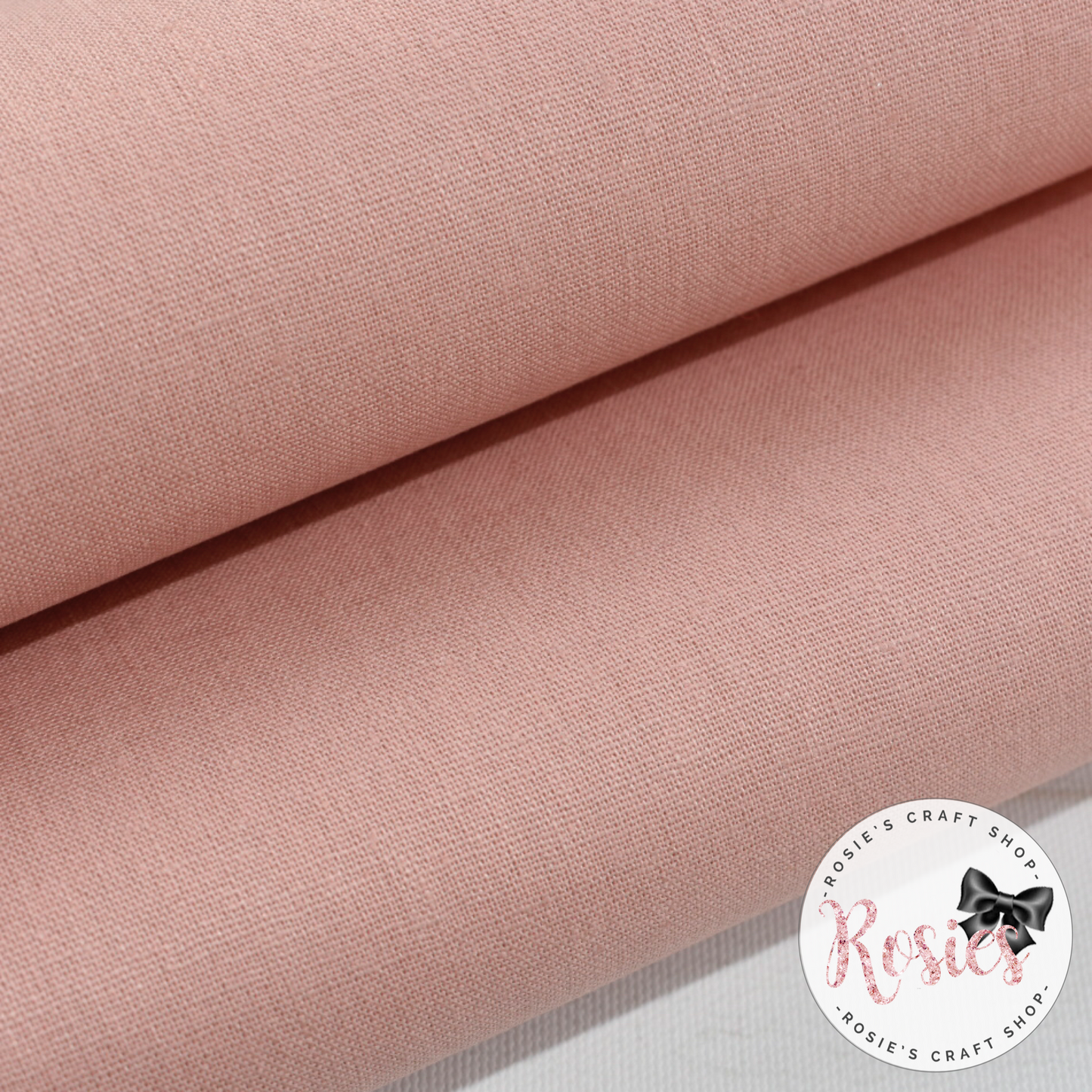 Rose Essex Linen Fabric Felt