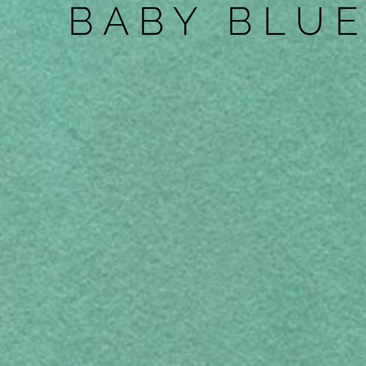 Baby Blue Wool Blend Felt (Green!) - Rosie's Craft Shop Ltd