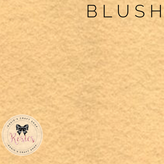 Blush Wool Blend Felt - Rosie's Craft Shop Ltd