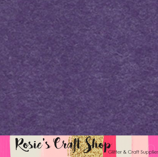 Grape Jelly Wool Blend Felt - Rosie's Craft Shop Ltd