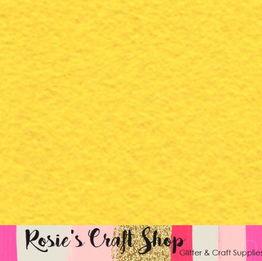 Yellow Wool Blend Felt - Rosie's Craft Shop Ltd