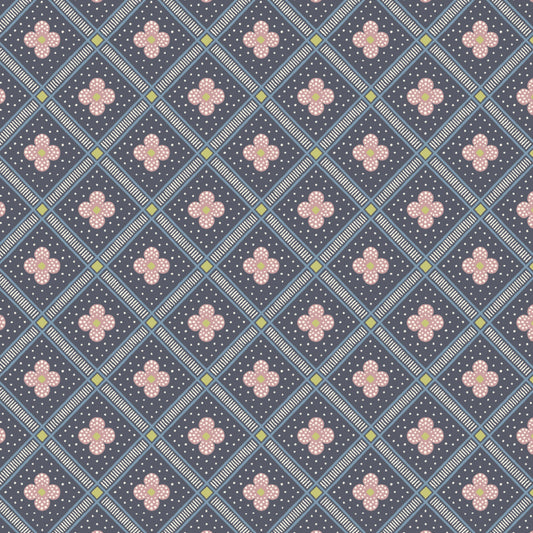 Manor Tile Grey - Summer House Collection - Liberty Cotton Fabric ✂️ £10 pm *SALE*