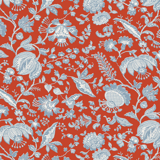 Victoria Floral Red - Liberty Summer House Collection Cotton Fabric ✂️ £10 pm *SALE*