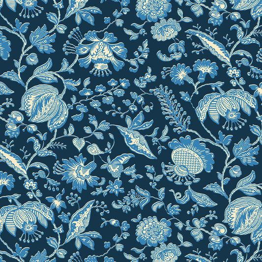 Victoria Floral Blue - Liberty Summer House Collection Cotton Fabric ✂️ £10 pm *SALE*